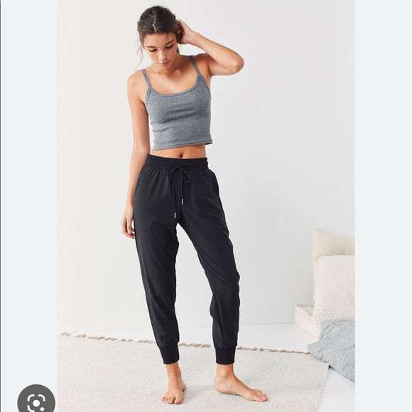 UO Out From Under Black Joggers - Picture 2 of 8